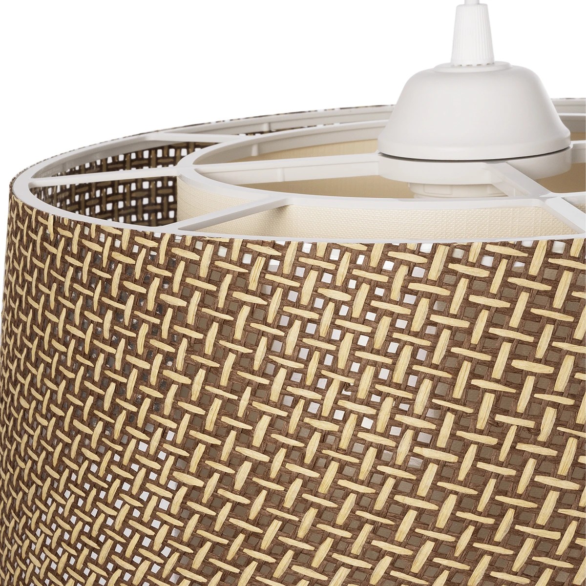 GLOBOSTAR® ALINA 203-0129 Μοντέρνο Κρεμαστό Φωτιστικό Οροφής με Ντουί 1 x E27 AC 220-240V IP20 - Καφέ & Μπεζ - Μ30 x Π30 x Υ20cm 9 GLOBOSTAR® ALINA 203-0129 Μοντέρνο Κρεμαστό Φωτιστικό Οροφής με Ντουί 1 x E27 AC 220-240V IP20 - Καφέ & Μπεζ - Μ30 x Π30 x Υ20cm - Image 8