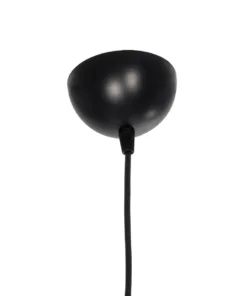 GLOBOSTAR® CLAIRIE 203-0132 Μοντέρνο Κρεμαστό Φωτιστικό Οροφής με Ντουί 1 x E27 AC 220-240V IP20 - Καφέ - Μ22 x Π22 x Υ18cm 18 203 0132 8