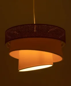 Alternative view of GLOBOSTAR® SIERA 203-0170 Μοντέρνο Κρεμαστό Φωτιστικό Οροφής με Ντουί 1 x E27 AC 220-240V IP20 - Μαύρο & Λευκό - Μ38 x Π38 x Υ26cm