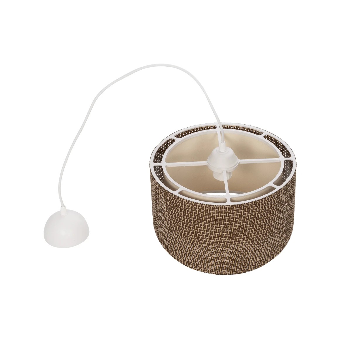 GLOBOSTAR® LILI 203-0177 Μοντέρνο Κρεμαστό Φωτιστικό Οροφής με Ντουί 1 x E27 AC 220-240V IP20 - Καφέ & Μπεζ - Μ30 x Π30 x Υ22cm 10 GLOBOSTAR® LILI 203-0177 Μοντέρνο Κρεμαστό Φωτιστικό Οροφής με Ντουί 1 x E27 AC 220-240V IP20 - Καφέ & Μπεζ - Μ30 x Π30 x Υ22cm - Image 9