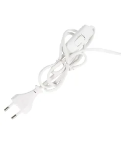 GloboStar® WIZ 203-0179 Μοντέρνο Επιτραπέζιο Φωτιστικό Πορτατίφ Μονόφωτο 1 x E27 IP20 Ασημί Μέταλλο με Γκρι Ύφασμα - Μ22 x Π22 x Υ36.5cm 15 203 0179 7