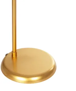 GloboStar® GLOBUS 203-0182 Μοντέρνο Επιτραπέζιο Φωτιστικό Πορτατίφ Μονόφωτο 1 x E27 IP20 Χρυσο Μέταλλο με Λευκό Γυαλί - Μ21 x Π16.5 x Υ45cm 15 203 0182 7