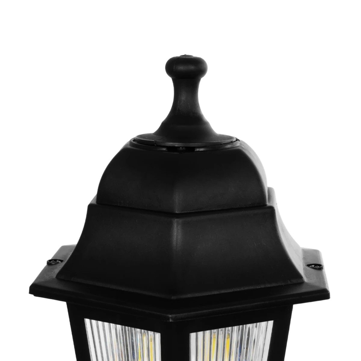 GloboStar® VITRO 203-0190 Vintage Επιδαπέδιο Φωτιστικό Φαναράκι Μονόφωτο 1 x E27 IP44 Μαύρο & Διάφανο Πλαστικό - Μ17 x Π17 x Υ40cm 6 GloboStar® VITRO 203-0190 Vintage Επιδαπέδιο Φωτιστικό Φαναράκι Μονόφωτο 1 x E27 IP44 Μαύρο & Διάφανο Πλαστικό - Μ17 x Π17 x Υ40cm - Image 5