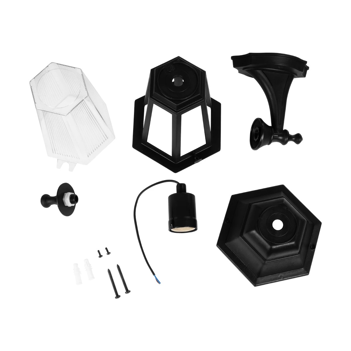 GloboStar® VITRO 203-0191 Vintage Επιτοίχιο Φωτιστικό Φαναράκι Μονόφωτο 1 x E27 IP44 Μαύρο Πλαστικό - Μ17 x Π20 x Υ36cm 8 GloboStar® VITRO 203-0191 Vintage Επιτοίχιο Φωτιστικό Φαναράκι Μονόφωτο 1 x E27 IP44 Μαύρο Πλαστικό - Μ17 x Π20 x Υ36cm - Image 7