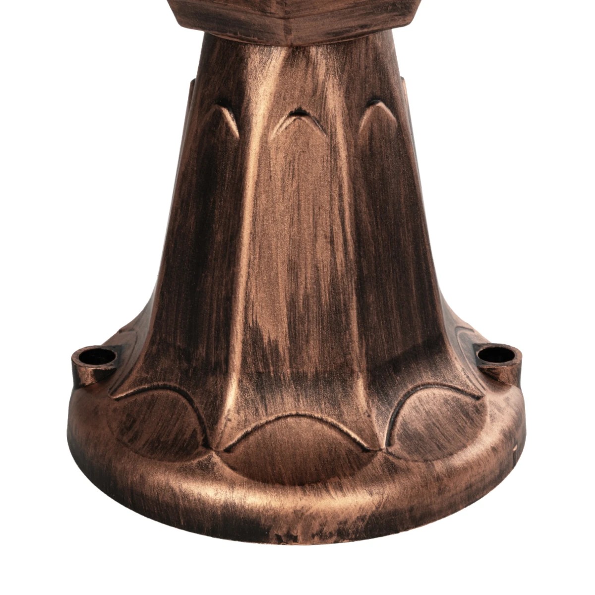 GloboStar® VITRO 203-0195 Vintage Επιδαπέδιο Φωτιστικό Φαναράκι Μονόφωτο 1 x E27 IP44 Χάλκινο & Διάφανο Πλαστικό - Μ17 x Π17 x Υ40cm 8 GloboStar® VITRO 203-0195 Vintage Επιδαπέδιο Φωτιστικό Φαναράκι Μονόφωτο 1 x E27 IP44 Χάλκινο & Διάφανο Πλαστικό - Μ17 x Π17 x Υ40cm - Image 7