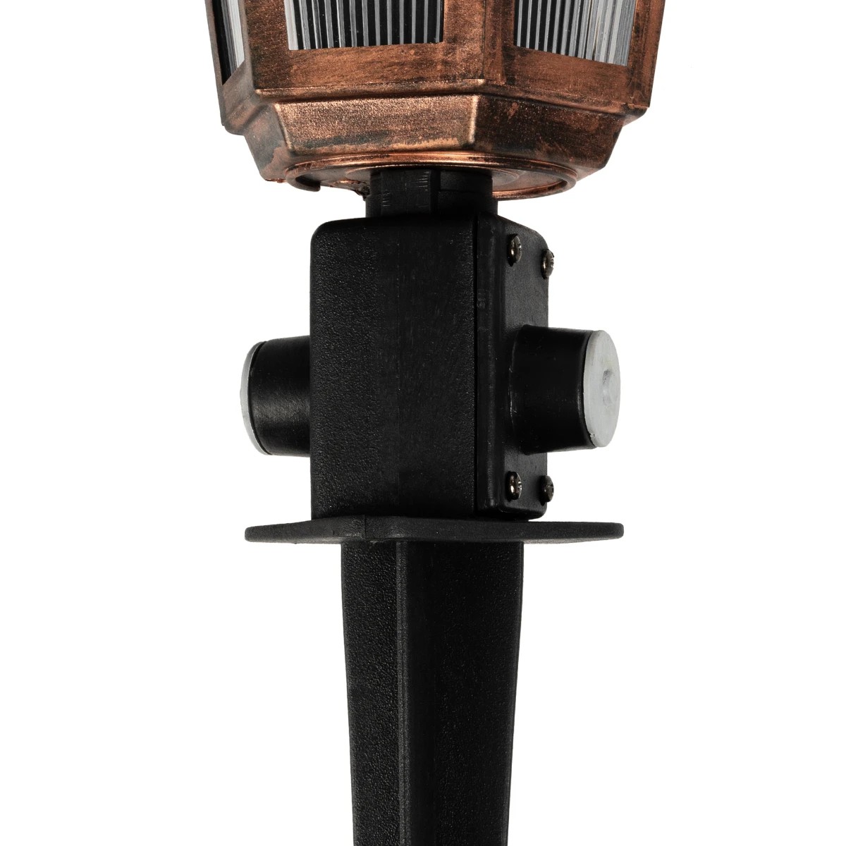 GloboStar® VITRO 203-0198 Vintage Καρφωτό Φωτιστικό Φαναράκι Μονόφωτο 1 x E27 IP44 Χάλκινο & Διάφανο Πλαστικό - Μ17 x Π17 x Υ55cm 7 GloboStar® VITRO 203-0198 Vintage Καρφωτό Φωτιστικό Φαναράκι Μονόφωτο 1 x E27 IP44 Χάλκινο & Διάφανο Πλαστικό - Μ17 x Π17 x Υ55cm - Image 6