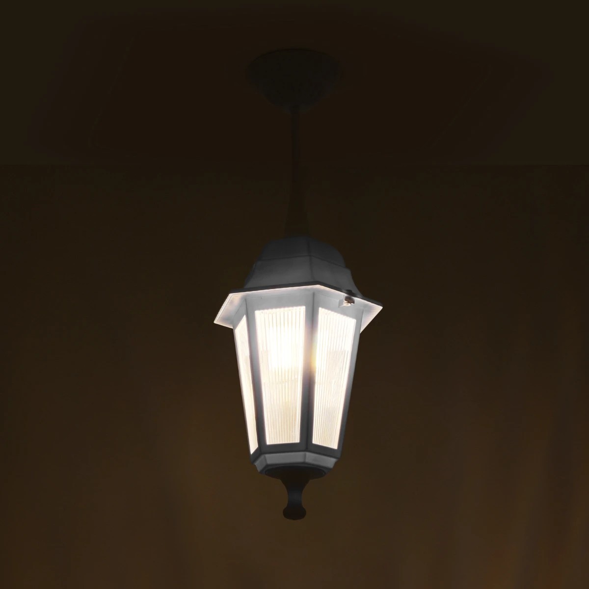 GloboStar® VITRO 203-0199 Vintage Κρεμαστό Φωτιστικό Φαναράκι Μονόφωτο 1 x E27 IP44 Λευκό Πλαστικό - Μ17 x Π17 x Υ28cm 3 GloboStar® VITRO 203-0199 Vintage Κρεμαστό Φωτιστικό Φαναράκι Μονόφωτο 1 x E27 IP44 Λευκό Πλαστικό - Μ17 x Π17 x Υ28cm - Image 2