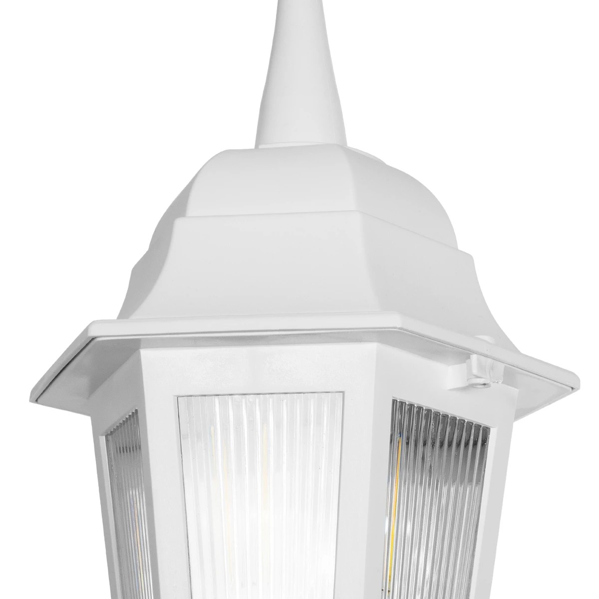 GloboStar® VITRO 203-0199 Vintage Κρεμαστό Φωτιστικό Φαναράκι Μονόφωτο 1 x E27 IP44 Λευκό Πλαστικό - Μ17 x Π17 x Υ28cm 6 GloboStar® VITRO 203-0199 Vintage Κρεμαστό Φωτιστικό Φαναράκι Μονόφωτο 1 x E27 IP44 Λευκό Πλαστικό - Μ17 x Π17 x Υ28cm - Image 5