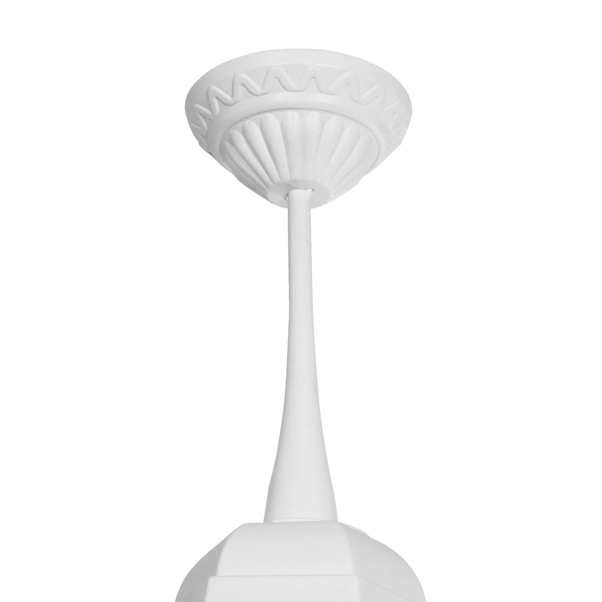 GloboStar® VITRO 203-0199 Vintage Κρεμαστό Φωτιστικό Φαναράκι Μονόφωτο 1 x E27 IP44 Λευκό Πλαστικό - Μ17 x Π17 x Υ28cm 7 GloboStar® VITRO 203-0199 Vintage Κρεμαστό Φωτιστικό Φαναράκι Μονόφωτο 1 x E27 IP44 Λευκό Πλαστικό - Μ17 x Π17 x Υ28cm - Image 6