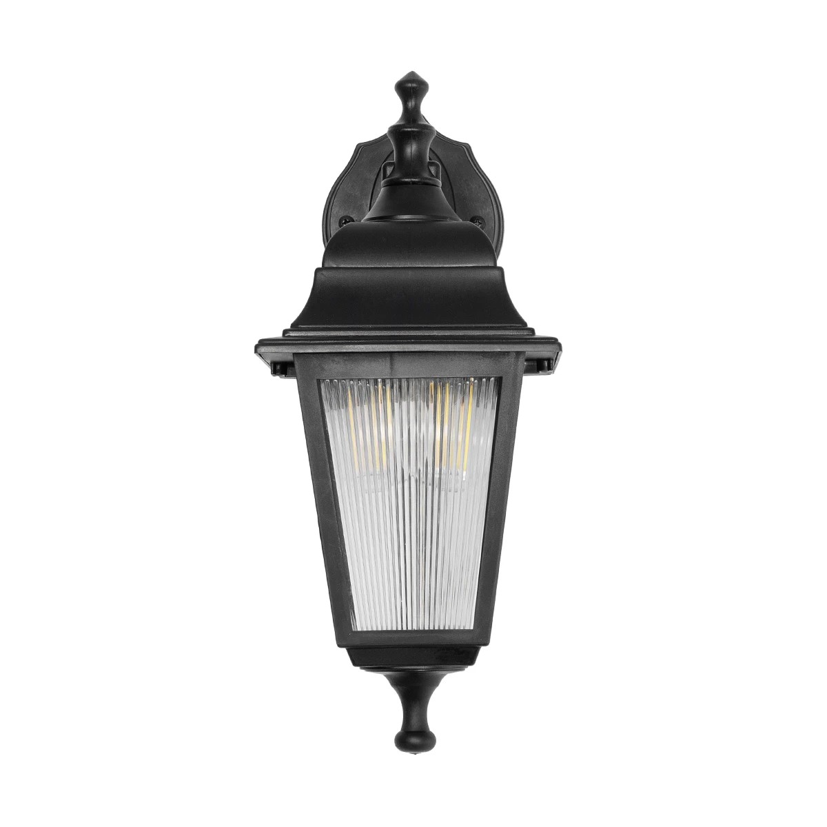 GloboStar® SOLME 203-0211 Vintage Επιτοίχιο Φωτιστικό Φαναράκι Μονόφωτο 1 x E27 IP44 Μαύρο Πλαστικό - Μ15 x Π20 x Υ35cm 4 GloboStar® SOLME 203-0211 Vintage Επιτοίχιο Φωτιστικό Φαναράκι Μονόφωτο 1 x E27 IP44 Μαύρο Πλαστικό - Μ15 x Π20 x Υ35cm - Image 3