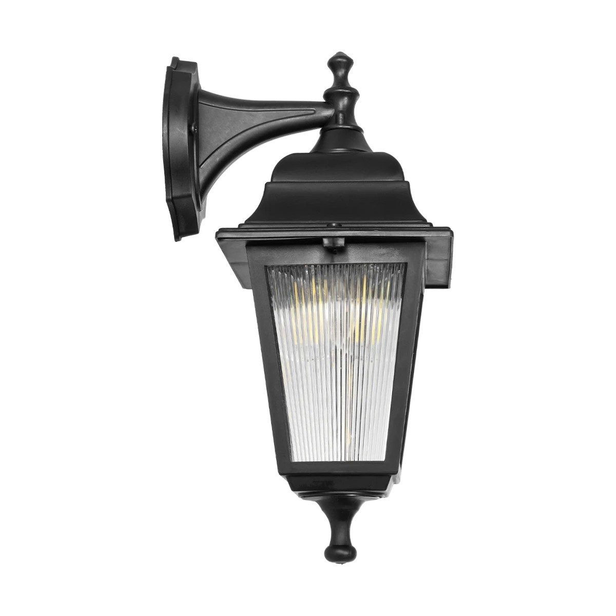 GloboStar® SOLME 203-0211 Vintage Επιτοίχιο Φωτιστικό Φαναράκι Μονόφωτο 1 x E27 IP44 Μαύρο Πλαστικό - Μ15 x Π20 x Υ35cm 5 GloboStar® SOLME 203-0211 Vintage Επιτοίχιο Φωτιστικό Φαναράκι Μονόφωτο 1 x E27 IP44 Μαύρο Πλαστικό - Μ15 x Π20 x Υ35cm - Image 4