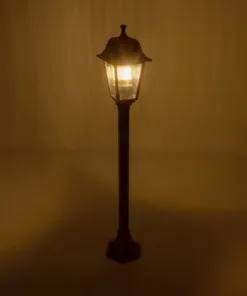 Alternative view of GloboStar® SOLME 203-0217 Vintage Επιδαπέδιο Φωτιστικό Κολωνάκι Κήπου Μονόφωτο 1 x E27 IP44 Χάλκινο & Διάφανο Πλαστικό - Μ22 x Π22 x Υ100cm