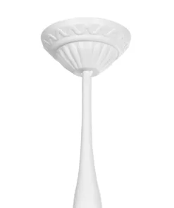 GloboStar® SOLME 203-0219 Vintage Κρεμαστό Φωτιστικό Φαναράκι Μονόφωτο 1 x E27 IP44 Λευκό Πλαστικό Σώμα - Μ15 x Π15 x Υ27cm 13 203 0219 6