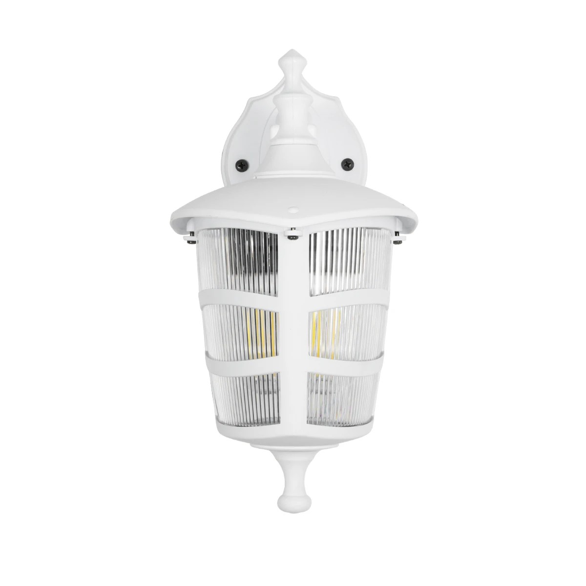 GloboStar® ZARDIN 203-0239 Vintage Επιτοίχιο Φωτιστικό Φαναράκι Μονόφωτο 1 x E27 IP44 Λευκό Πλαστικό - Μ17 x Π21 x Υ30cm 4 GloboStar® ZARDIN 203-0239 Vintage Επιτοίχιο Φωτιστικό Φαναράκι Μονόφωτο 1 x E27 IP44 Λευκό Πλαστικό - Μ17 x Π21 x Υ30cm - Image 3