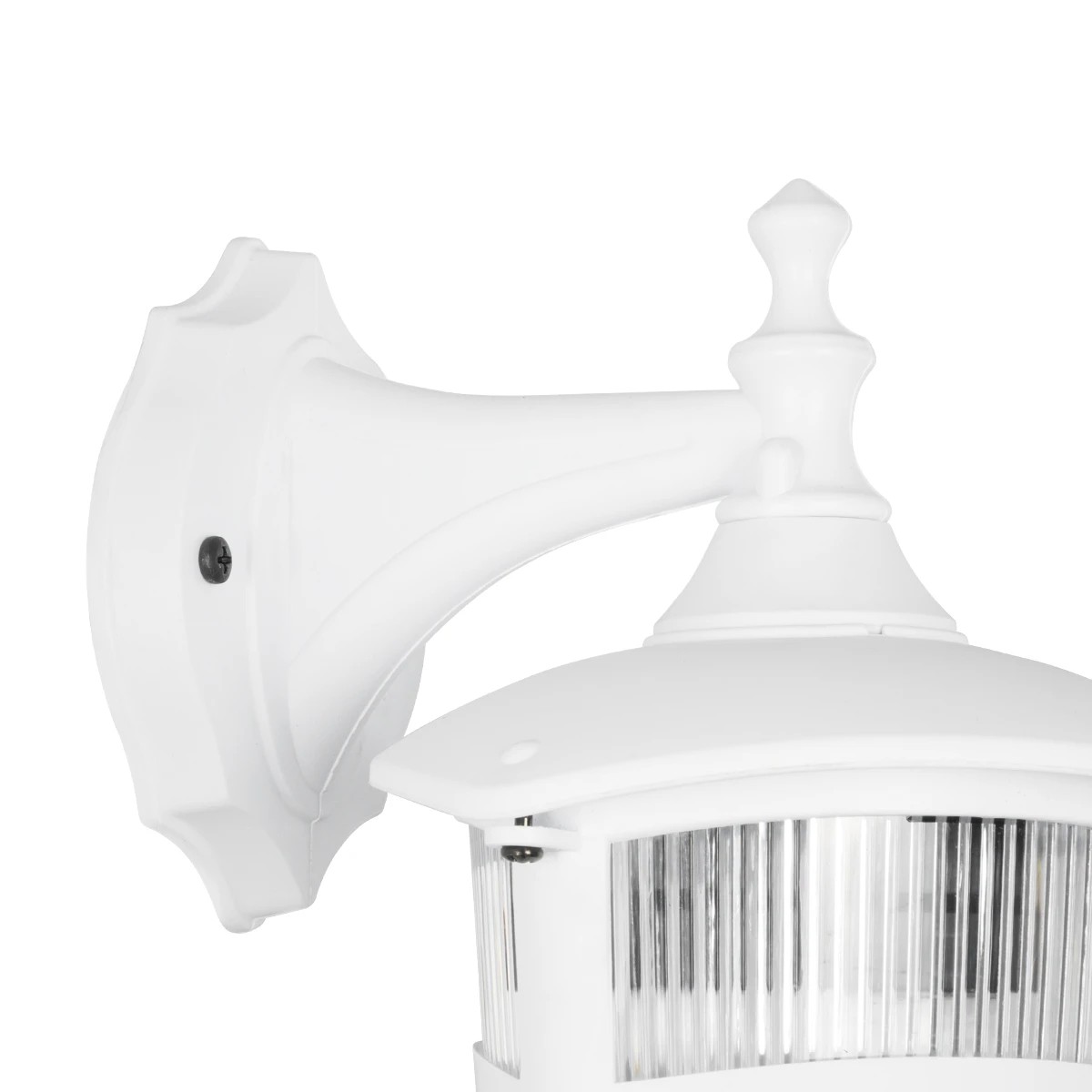 GloboStar® ZARDIN 203-0239 Vintage Επιτοίχιο Φωτιστικό Φαναράκι Μονόφωτο 1 x E27 IP44 Λευκό Πλαστικό - Μ17 x Π21 x Υ30cm 6 GloboStar® ZARDIN 203-0239 Vintage Επιτοίχιο Φωτιστικό Φαναράκι Μονόφωτο 1 x E27 IP44 Λευκό Πλαστικό - Μ17 x Π21 x Υ30cm - Image 5