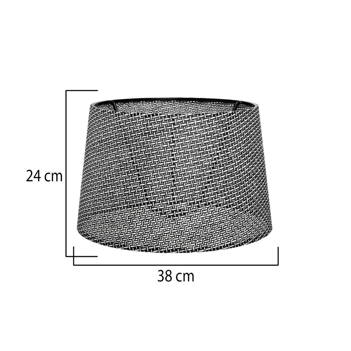 GloboStar® COVER 203-0262 Μοντέρνο Φωτιστικό Καπέλο Γκρί Διάτρητο Ύφασμα - Μ38 x Π38 x Υ30cm 3 GloboStar® COVER 203-0262 Μοντέρνο Φωτιστικό Καπέλο Γκρί Διάτρητο Ύφασμα - Μ38 x Π38 x Υ30cm - Image 2