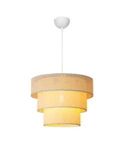 Alternative view of GLOBOSTAR® LEVEL 203-0275 Μοντέρνο Κρεμαστό Φωτιστικό Οροφής με Ντουί 1 x E27 AC 220-240V IP20 - Λευκό - Μ38 x Π38 x Υ30cm