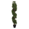 GloboStar® GloboStar® Artificial Garden BUXUS SPIRAL 20401 Τεχνητό Διακοσμητικό Φυτό Σπιράλ Πυξός Υ150cm