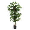 GloboStar® GloboStar® Artificial Garden FICUS BENJAMINA TREE 20415 Τεχνητό Διακοσμητικό Φυτό Φίκος Μπενζαμίνη Υ120cm
