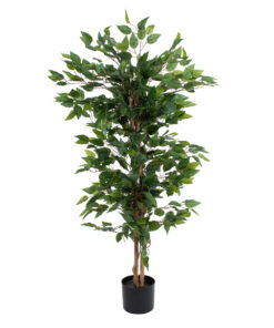 GloboStar® GloboStar® Artificial Garden FICUS BENJAMINA TREE 20415 Τεχνητό Διακοσμητικό Φυτό Φίκος Μπενζαμίνη Υ120cm