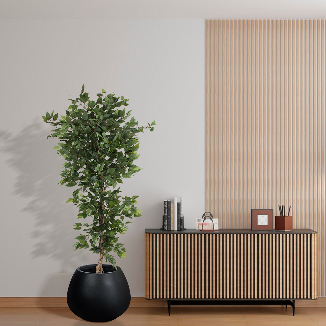 GloboStar® Artificial Garden FICUS BENJAMINA TREE 20416 Τεχνητό Διακοσμητικό Φυτό Φίκος Μπενζαμίνη Υ180cm 9 GloboStar® Artificial Garden FICUS BENJAMINA TREE 20416 Τεχνητό Διακοσμητικό Φυτό Φίκος Μπενζαμίνη Υ180cm - Image 7