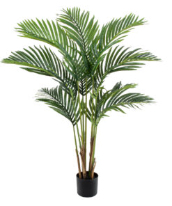 GloboStar® GloboStar® Artificial Garden ARECA PALM TREE 20418 - Τεχνητό Διακοσμητικό Φυτό Φοινικόδεντρο Αρέκα Υ120cm