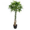 GloboStar® GloboStar® Artificial Garden PACHIRA GLABRA 20426 Τεχνητό Διακοσμητικό Φυτό Παχίρα της Τύχης Υ120cm