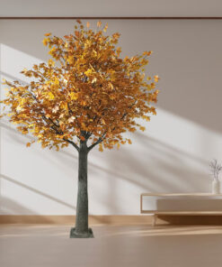 GloboStar® Artificial Garden ACER RUBRUM SYCAMORE TREE 20437 Τεχνητό Διακοσμητικό Δέντρο Κόκκινος Σφένδαμος Υ400cm 14 20437