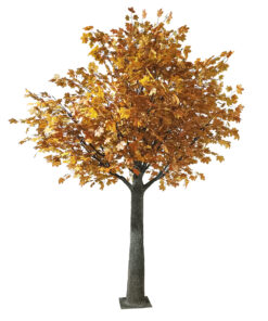 GloboStar® GloboStar® Artificial Garden ACER RUBRUM SYCAMORE TREE 20437 Τεχνητό Διακοσμητικό Δέντρο Κόκκινος Σφένδαμος Υ400cm
