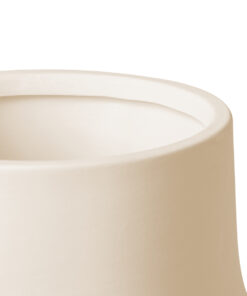 GloboStar® Artificial Garden VENICE 20448 Πήλινο Κεραμικό Κασπώ Γλάστρα - Flower Pot Μπεζ Φ17cm x Υ15cm 14 20448 5