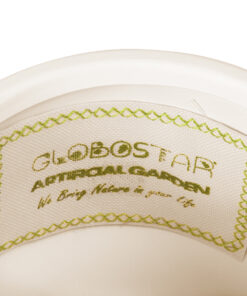 GloboStar® Artificial Garden VENICE 20448 Πήλινο Κεραμικό Κασπώ Γλάστρα - Flower Pot Μπεζ Φ17cm x Υ15cm 16 20448 7