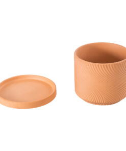 GloboStar® Artificial Garden ASTYPALAIA 20451 Πήλινο Κεραμικό Κασπώ Γλάστρα - Flower Pot Κεραμιδί Φ18cm x Υ16cm 19 20451 07