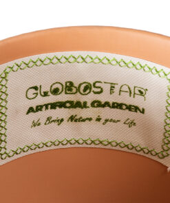 GloboStar® Artificial Garden ASTYPALAIA 20451 Πήλινο Κεραμικό Κασπώ Γλάστρα - Flower Pot Κεραμιδί Φ18cm x Υ16cm 21 20451 6