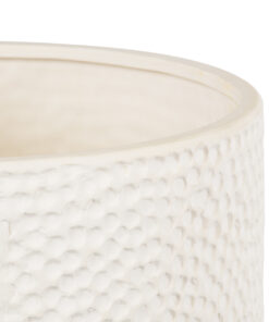 GloboStar® Artificial Garden PARGA 20452 Πήλινο Κεραμικό Κασπώ Γλάστρα - Flower Pot Μπεζ Φ23cm x Υ20.5cm 19 20452 8