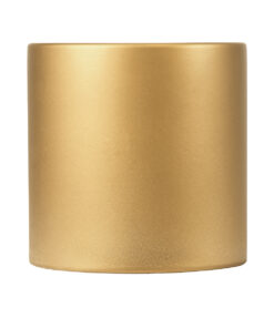 GloboStar® Artificial Garden CHANIA 20453 Πήλινο Κεραμικό Κασπώ Γλάστρα - Flower Pot Χρυσό Φ15cm x Υ15cm 11 20453 4