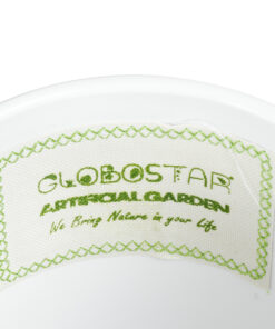 GloboStar® Artificial Garden KARPATHOS 20463 ΣΕΤ 3 Πήλινα Κεραμικά Κασπώ Γλάστρες - Flower Pots Λευκό A:Φ10cm x Υ10cm B:Φ13cm x Υ13.5cm C:Φ16cm x Υ16.5cm 29 20463 14