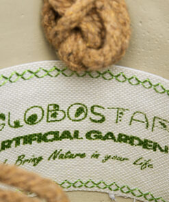 GloboStar® Artificial Garden DONOUSA 20465 Κρεμαστό Πήλινο Κεραμικό Κασπώ Γλάστρα - Flower Pot Μπεζ Φ13.5cm x Υ13cm 17 20465 8