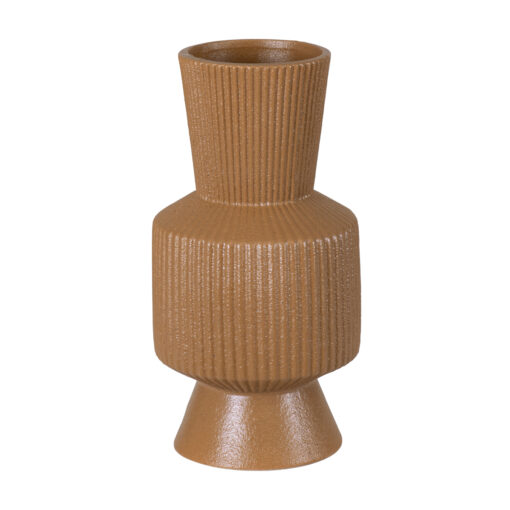 GloboStar® GloboStar® Artificial Garden AMALFI 20469 Πήλινο Κεραμικό Κασπώ Γλάστρα - Flower Pot Κεραμιδί Φ7.5cm x Υ20cm