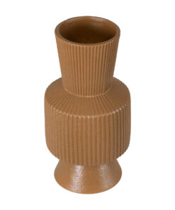 Alternative view of GloboStar® Artificial Garden AMALFI 20469 Πήλινο Κεραμικό Κασπώ Γλάστρα - Flower Pot Κεραμιδί Φ7.5cm x Υ20cm