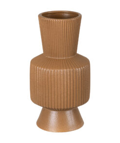 GloboStar® GloboStar® Artificial Garden AMALFI 20471 Πήλινο Κεραμικό Κασπώ Γλάστρα - Flower Pot Κεραμιδί Φ9.5cm x Υ25cm
