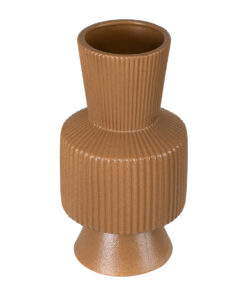 Alternative view of GloboStar® Artificial Garden AMALFI 20471 Πήλινο Κεραμικό Κασπώ Γλάστρα - Flower Pot Κεραμιδί Φ9.5cm x Υ25cm