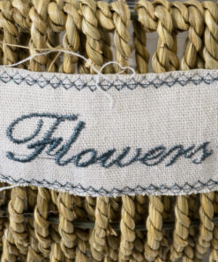 GloboStar® Artificial Garden MALTA 20478 ΣΕΤ 2 Επιτοίχια Ρατάν Πλεκτά Κασπώ Γλάστρες - Flower Pots Μπεζ A:Φ24cm x Υ14cm B:Φ30cm x Υ26cm 30 20478 14