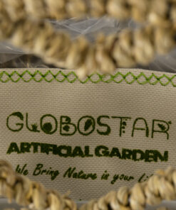 GloboStar® Artificial Garden MALTA 20478 ΣΕΤ 2 Επιτοίχια Ρατάν Πλεκτά Κασπώ Γλάστρες - Flower Pots Μπεζ A:Φ24cm x Υ14cm B:Φ30cm x Υ26cm 31 20478 15