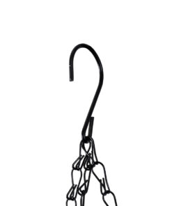 GloboStar® Artificial Garden KARYSTOS 20483 Κρεμαστό Κασπώ Γλάστρα - Flower Pot από Φλοιό Καρύδας Καφέ με Μαύρο Φ25cm x Υ15cm 16 20483 7