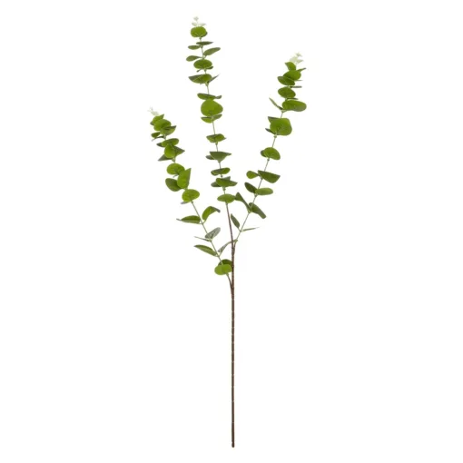 GloboStar® GloboStar® Artificial Garden EUCALYPTUS BRANCH 20484 Τεχνητό Διακοσμητικό Κλαδί Ευκάλυπτου Πράσινο Π30 x Μ30 x Υ80m