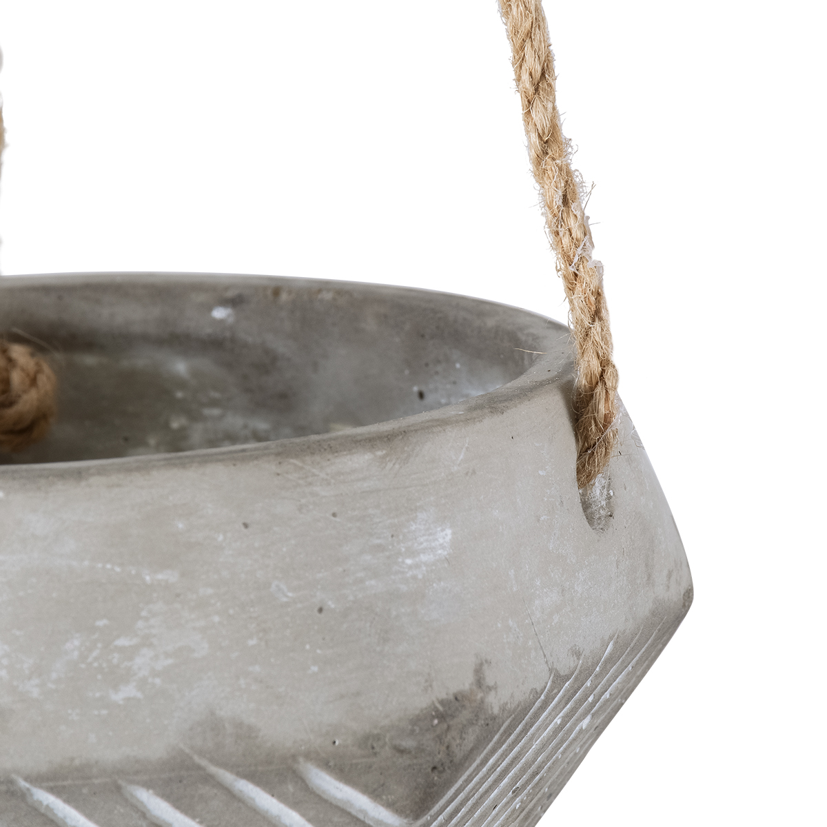 GloboStar® Artificial Garden SARAKINIKO 20490 Κρεμαστό Πήλινο Κεραμικό Κασπώ Γλάστρα - Flower Pot Γκρι Φ10cm x Υ36cm 7 GloboStar® Artificial Garden SARAKINIKO 20490 Κρεμαστό Πήλινο Κεραμικό Κασπώ Γλάστρα - Flower Pot Γκρι Φ10cm x Υ36cm - Image 5