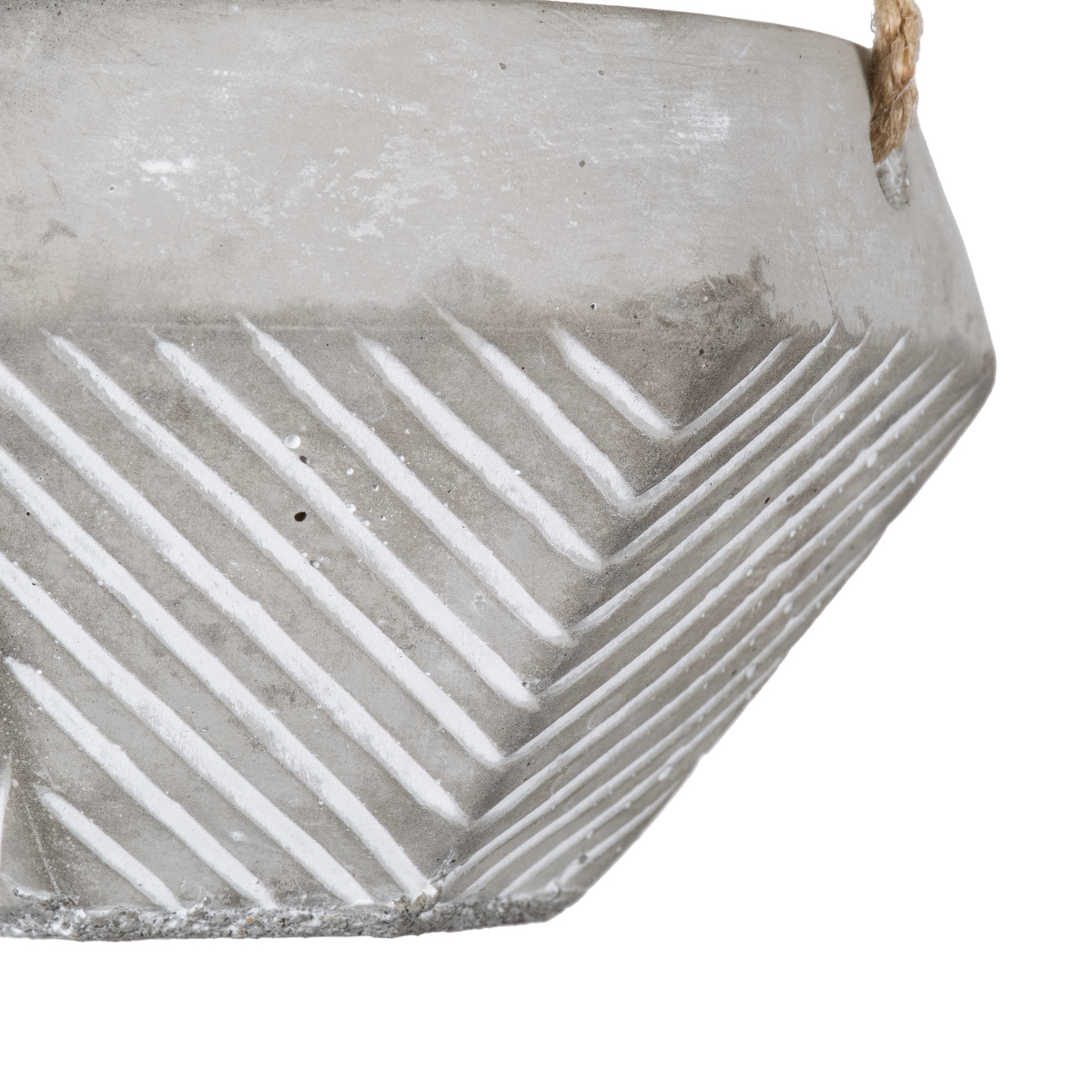 GloboStar® Artificial Garden SARAKINIKO 20490 Κρεμαστό Πήλινο Κεραμικό Κασπώ Γλάστρα - Flower Pot Γκρι Φ10cm x Υ36cm 8 GloboStar® Artificial Garden SARAKINIKO 20490 Κρεμαστό Πήλινο Κεραμικό Κασπώ Γλάστρα - Flower Pot Γκρι Φ10cm x Υ36cm - Image 6