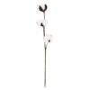 GloboStar® GloboStar® Artificial Garden COTTON BRANCH 20493 Τεχνητό Διακοσμητικό Κλαδί βαμβάκι Υ43cm
