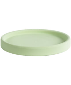 GloboStar® Artificial Garden ATHENA 20499 Διακοσμητικό Κεραμικό Κασπώ Γλάστρα - Flower Pot Πράσινο Ανοιχτό Μ13 x Π13 x Υ14cm 16 20499 6