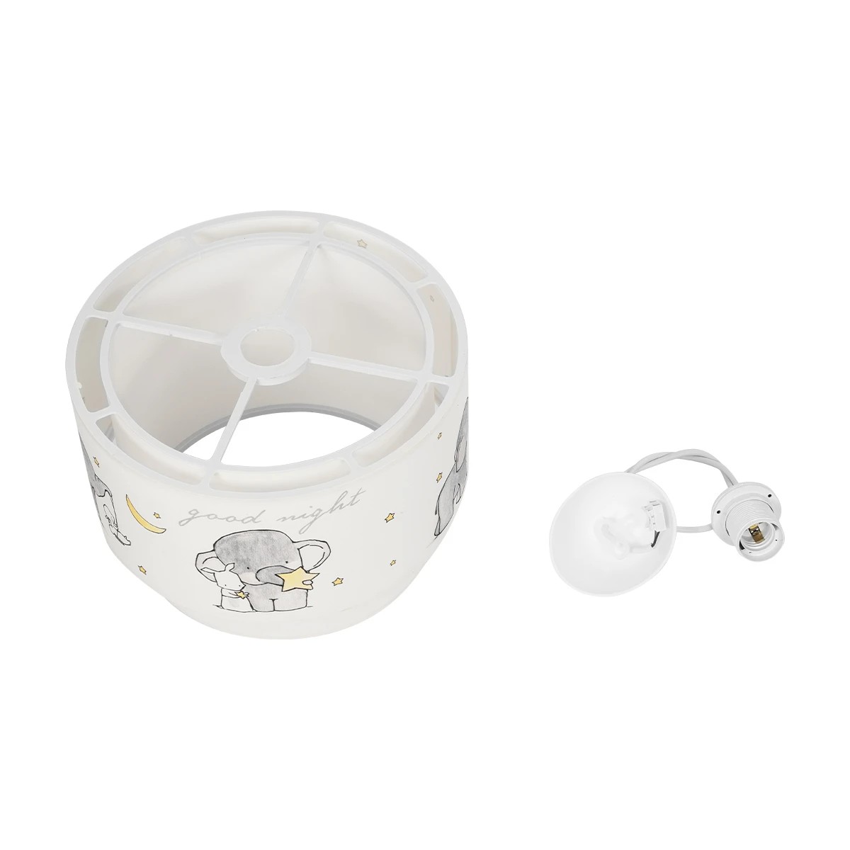 GLOBOSTAR® ELEPHANT 204-0002 Παιδικό Κρεμαστό Φωτιστικό Οροφής με Ντουί 1 x E27 AC 220-240V IP20 - Πολύχρωμο - Μ30 x Π30 x Υ24cm 12 GLOBOSTAR® ELEPHANT 204-0002 Παιδικό Κρεμαστό Φωτιστικό Οροφής με Ντουί 1 x E27 AC 220-240V IP20 - Πολύχρωμο - Μ30 x Π30 x Υ24cm - Image 11